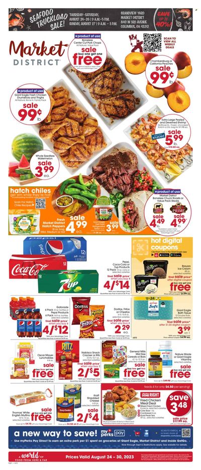 Giant Eagle (OH) Weekly Ad Flyer Specials August 24 to August 30, 2023