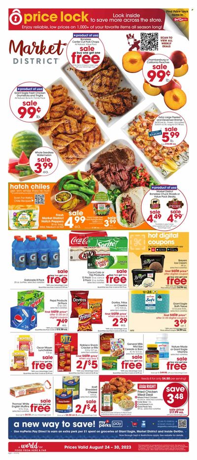 Giant Eagle (PA) Weekly Ad Flyer Specials August 24 to August 30, 2023