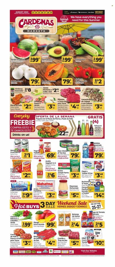 Cardenas (CA, NV) Weekly Ad Flyer Specials August 23 to August 29, 2023