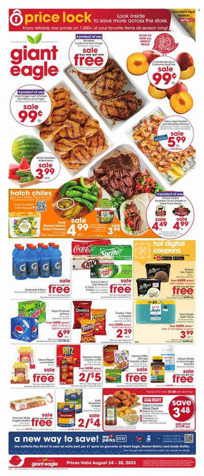Giant Eagle (WV) Weekly Ad Flyer Specials August 24 to August 30, 2023