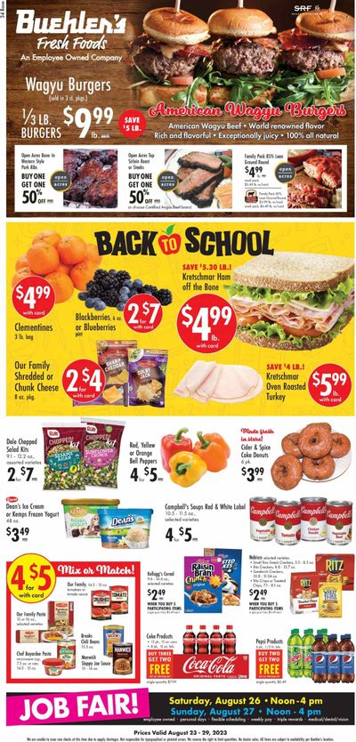Buehler's (OH) Weekly Ad Flyer Specials August 23 to August 29, 2023