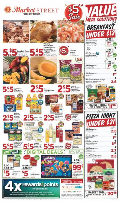 Market Street (NM, TX) Weekly Ad Flyer Specials August 23 to August 29, 2023