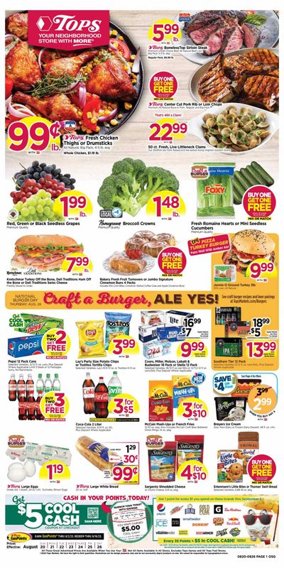 Tops Weekly Ad Flyer Specials August 20 to August 26, 2023