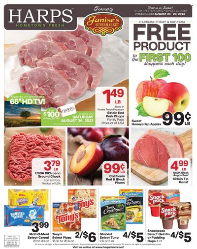Harps Hometown Fresh (AR, KS, MO, OK) Weekly Ad Flyer Specials August 23 to August 29, 2023