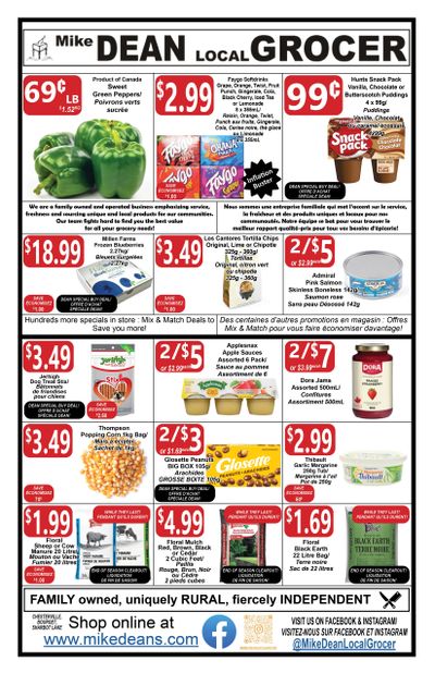 Mike Dean Local Grocer Flyer August 25 to 31