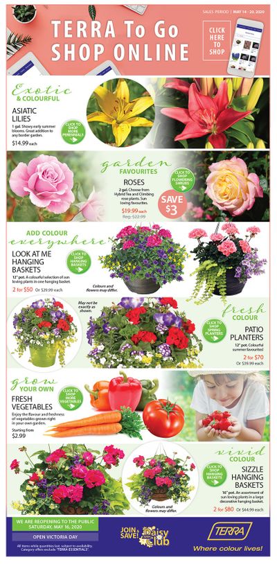 Terra Greenhouses Flyer May 14 to 20