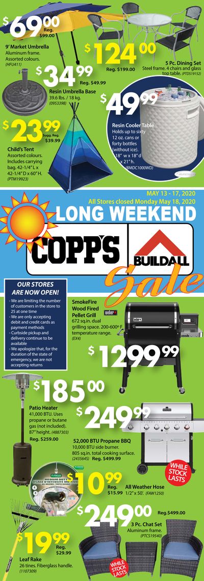COPP's Buildall Flyer May 13 to 17
