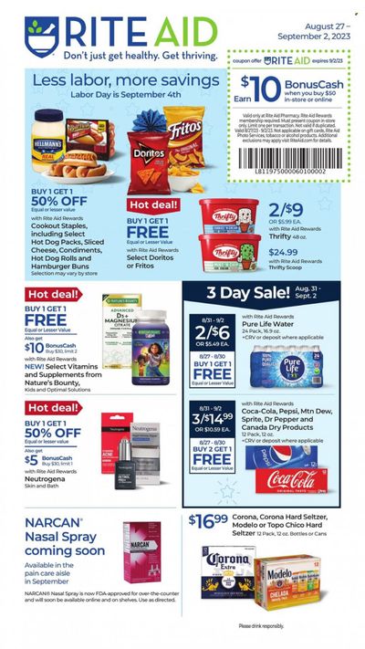 RITE AID Weekly Ad Flyer Specials August 27 to September 2, 2023