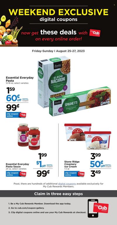 Cub Foods (MN) Weekly Ad Flyer Specials August 25 to August 27, 2023