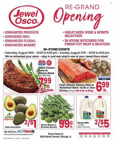 Jewel Osco (IL) Weekly Ad Flyer Specials August 23 to August 29, 2023