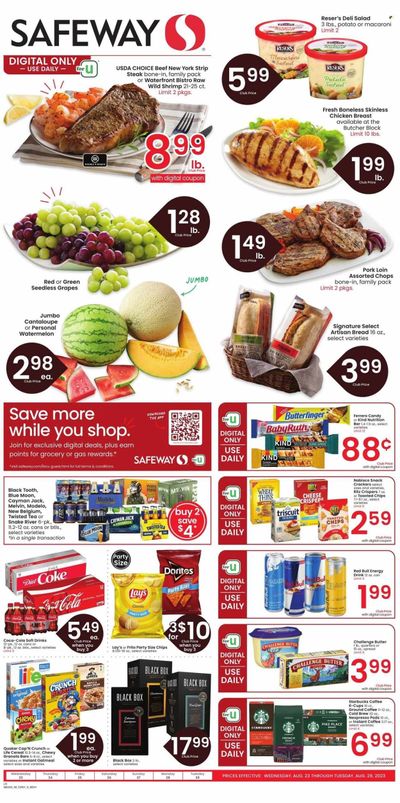 Safeway (WY) Weekly Ad Flyer Specials August 23 to August 29, 2023