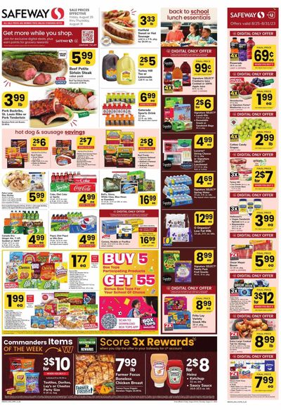 Safeway (DC) Weekly Ad Flyer Specials August 25 to August 31, 2023