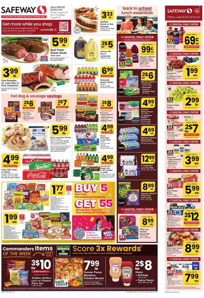 Safeway (DC, MD) Weekly Ad Flyer Specials August 25 to August 31, 2023
