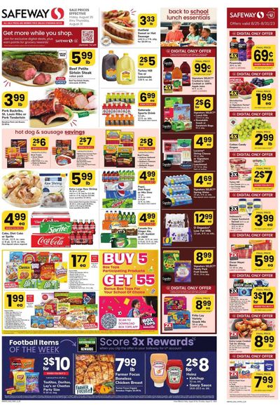 Safeway (DE) Weekly Ad Flyer Specials August 25 to August 31, 2023