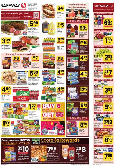 Safeway (MD) Weekly Ad Flyer Specials August 25 to August 31, 2023