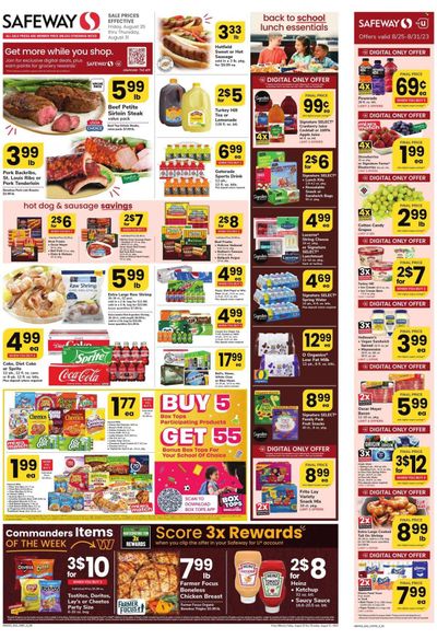 Safeway (MD) Weekly Ad Flyer Specials August 25 to August 31, 2023