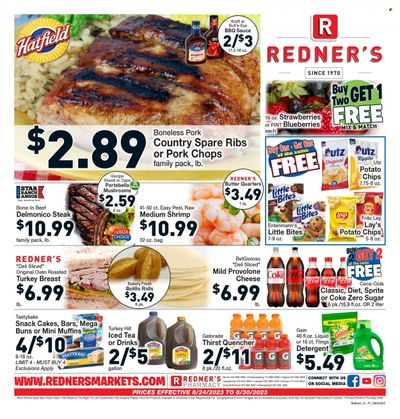 Redner's Markets (DE, MD, PA) Weekly Ad Flyer Specials August 24 to August 30, 2023