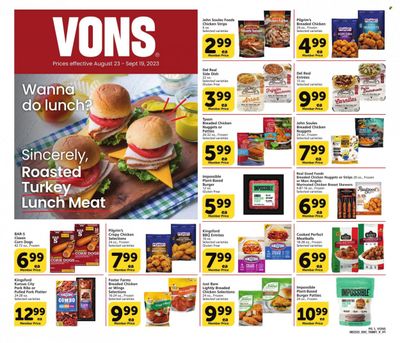 Vons (CA) Weekly Ad Flyer Specials August 23 to September 19, 2023