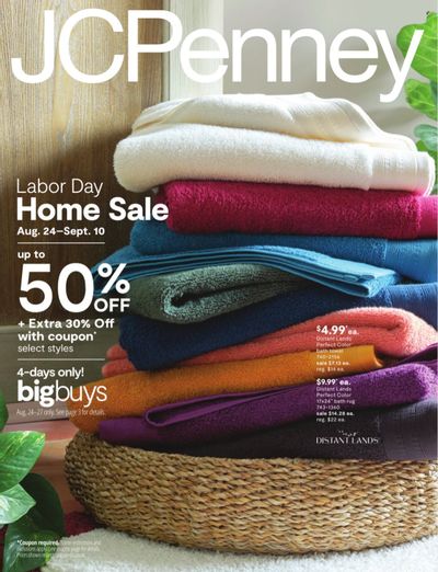 JCPenney Weekly Ad Flyer Specials August 24 to September 10, 2023
