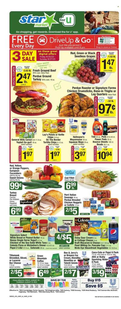 Star Market Weekly Ad Flyer Specials August 25 to August 31, 2023