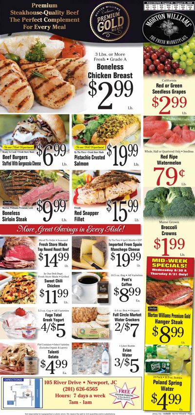 Morton Williams (NJ) Weekly Ad Flyer Specials August 25 to August 31, 2023