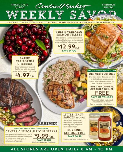 Central Market Weekly Ad & Flyer May 13 to 19