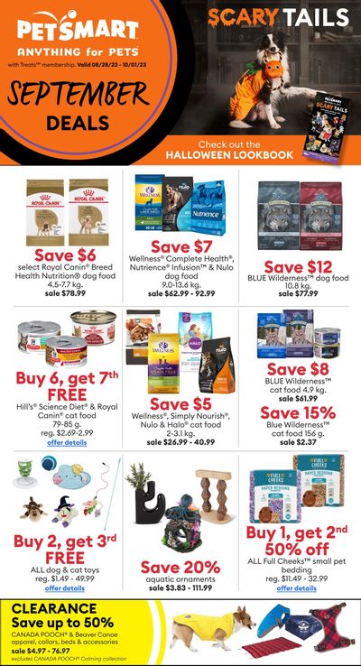 PetSmart September Deals Flyer August 28 to October 1