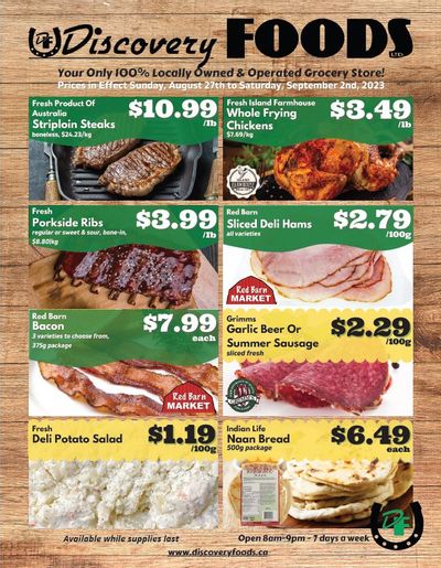 Discovery Foods Flyer August 27 to September 2