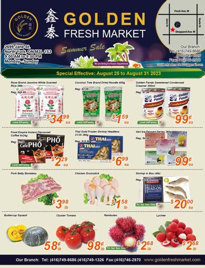 Golden Fresh Market Flyer August 25 to 31