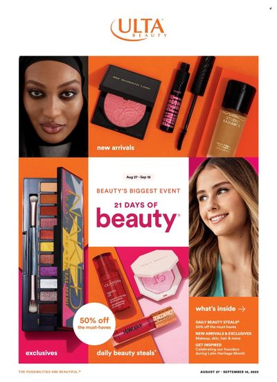 Ulta Beauty Weekly Ad Flyer Specials August 27 to September 16, 2023