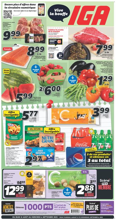 IGA (QC) Flyer August 31 to September 6