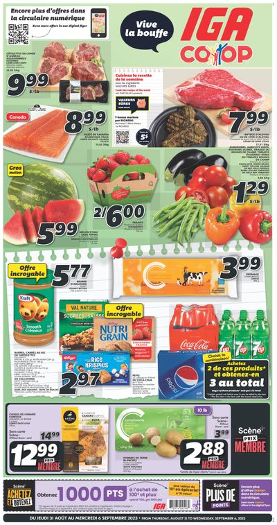 IGA (NB) Flyer August 31 to September 6