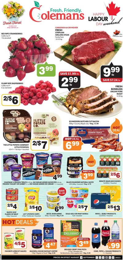 Coleman's Flyer August 31 to September 6