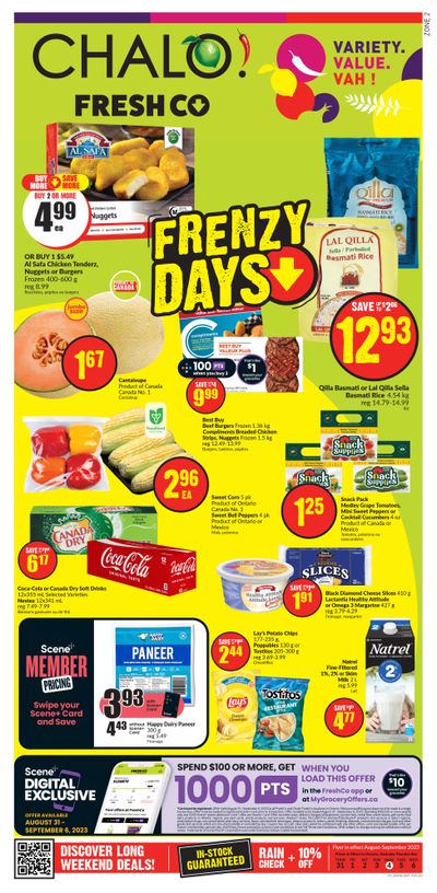 Chalo! FreshCo (ON) Flyer August 31 to September 6