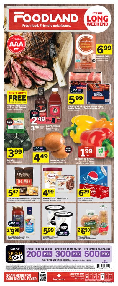 Foodland (ON) Flyer August 31 to September 6