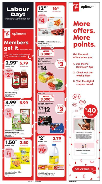 Loblaws City Market (West) Flyer August 31 to September 6