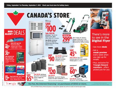 Canadian Tire (ON) Flyer September 1 to 7