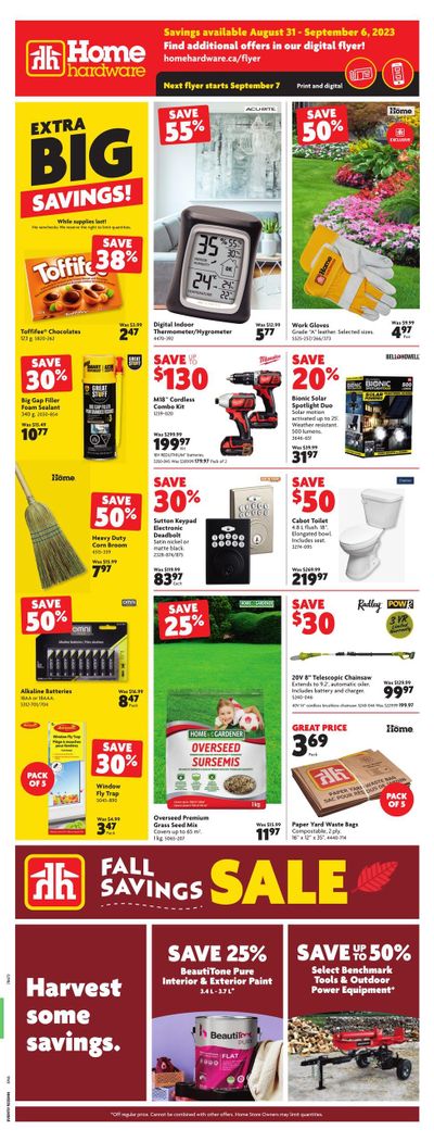Home Hardware (ON) Flyer August 31 to September 6
