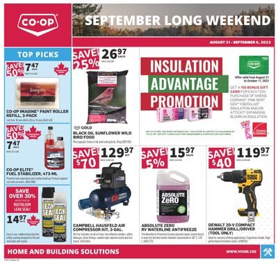 Co-op (West) Home Centre Flyer August 31 to September 6
