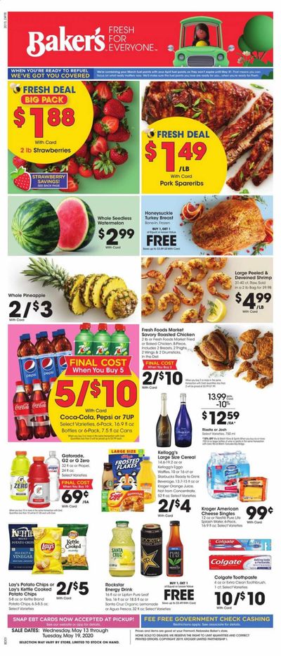 Baker's Weekly Ad & Flyer May 13 to 19