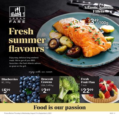 Urban Fare Flyer August 31 to September 6