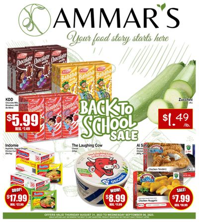 Ammar's Halal Meats Flyer August 31 to September 6