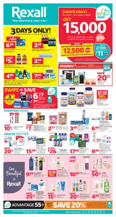 Rexall (ON) Flyer September 1 to 7