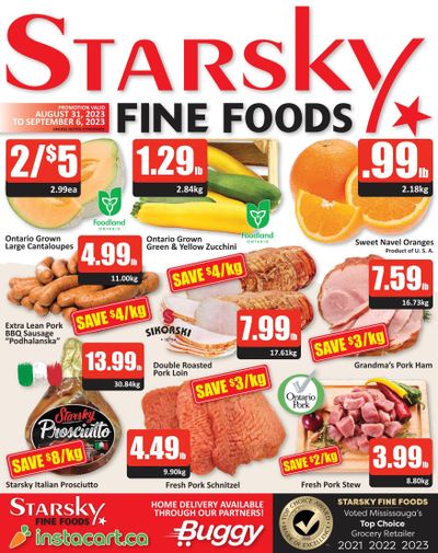Starsky Foods Flyer August 31 to September 6