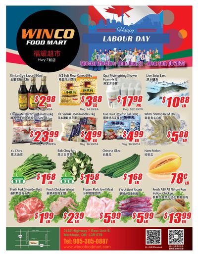 WinCo Food Mart (HWY 7) Flyer August 31 to September 6