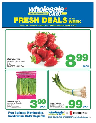 Wholesale Club (Atlantic) Fresh Deals of the Week Flyer August 31 to September 6