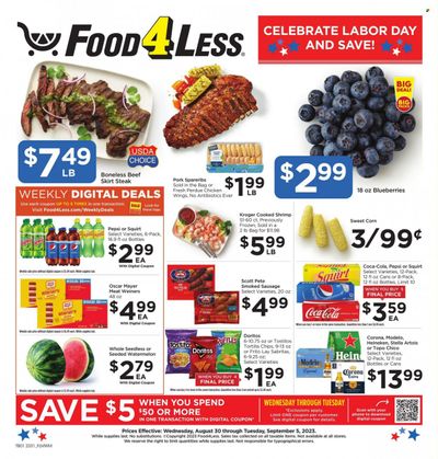 Food 4 Less (IL) Weekly Ad Flyer Specials August 30 to September 5, 2023
