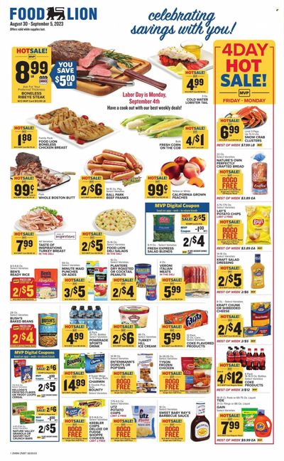 Food Lion (MD) Weekly Ad Flyer Specials August 30 to September 5, 2023