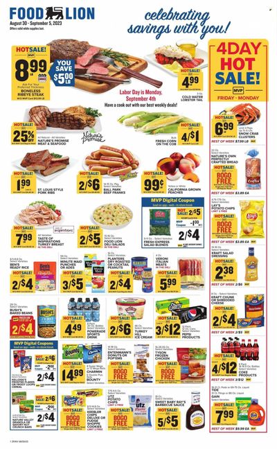 Food Lion (KY) Weekly Ad Flyer Specials August 30 to September 5, 2023