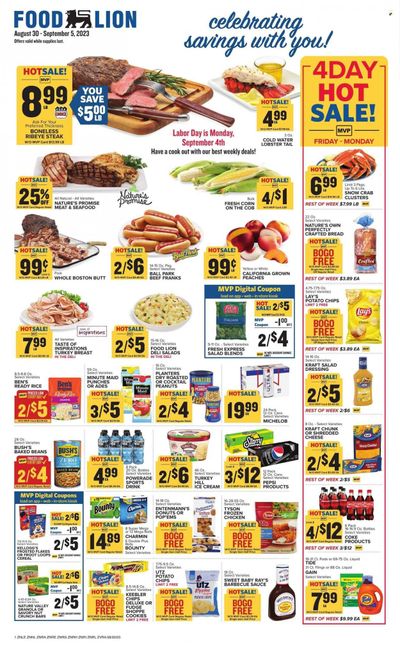 Food Lion (NC) Weekly Ad Flyer Specials August 30 to September 5, 2023